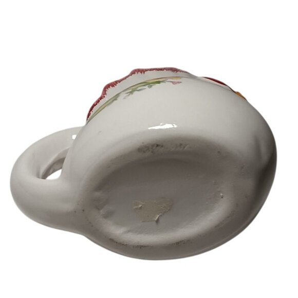 Souvenir Chicken Creamer with Image of Fontana Di Trevi Rome Italy Handmade - Picture 5 of 7